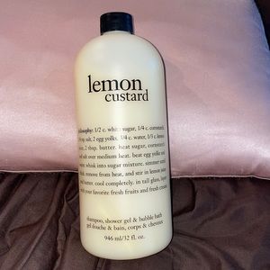 Philosophy Super Sized Lemon Custard 3-in-1 Shampoo, Shower Gel & Bubble Bath